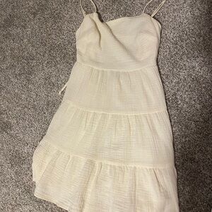 Butter yellow altard state dress